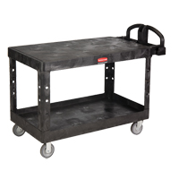Flat Shelf Heavy Duty Utility Cart - 4545-00, 2 Tiers, 25-1/4" x 36" x 54", 750 lbs. Capacity ML460 | Meunier Outillage Industriel