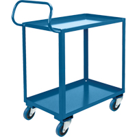 Ergonomic Shelf Truck, 800 lbs. Capacity, Steel, 26" W x 37" H x 38" D, Lip Up Meunier Outillage Industriel