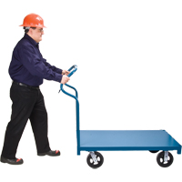 Chariots ergonomiques &agrave; plateforme pour ramassage de commande Meunier Outillage Industriel