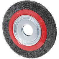 Disque &agrave; fils cr&ecirc;p&eacute;s, 6" dia., Fils 0,02", Arbre 1/2"/2"/5/8" Meunier Outillage Industriel