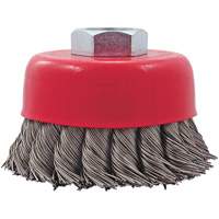 CK3201T Brosse fils nou&eacute;s torsad&eacute;s, 3" dia. x 5/8"-11 arbre Meunier Outillage Industriel