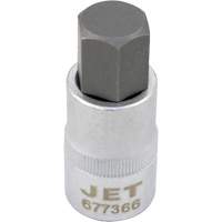 Bit Socket, Hex, 12 mm x 2" L, 1/2" Drive Meunier Outillage Industriel