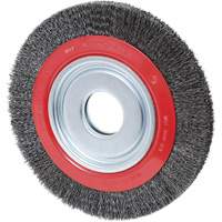Disque &agrave; fils cr&ecirc;p&eacute;s, 6" dia., Fils 0,007", Arbre 2"/1/2" - 5/8" Meunier Outillage Industriel