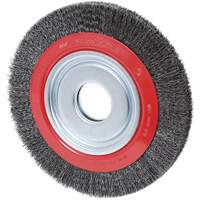 Disque &agrave; fils cr&ecirc;p&eacute;s, 8" dia., Fils 0,007", Arbre 1/2"/2"/5/8" Meunier Outillage Industriel