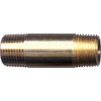 Long Nipple, Brass, 1/4", NPT Meunier Outillage Industriel