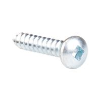 Tapping Screw Pan Head, #12 x 1-1/4" L, Zinc Plated Meunier Outillage Industriel
