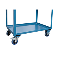 Chariots de service mobiles, 2 Tiers, 24" la x 57" h x 40" p, Capacit&eacute; 1200 lb Meunier Outillage Industriel