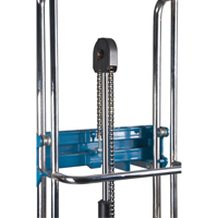 Hydraulic Platform Lift Stacker, Foot Pump Operated, 880 lbs. Capacity, 60" Max Lift MN397 | Meunier Outillage Industriel