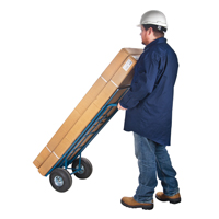 Load Retention Hand Truck, Dual Handle, Steel, 53" Height, 600 lbs. Capacity Meunier Outillage Industriel