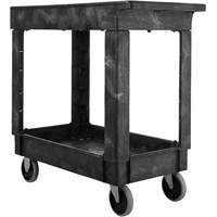 Flat Handle Utility Cart, 2 Tiers, 34" x 31-1/4" x 16", 500 lbs. Capacity Meunier Outillage Industriel