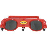 Socle roulant pour les genoux, Plastique, Rouge, Capacit&eacute; 350 lb Meunier Outillage Industriel
