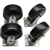 Ensemble de roulettes pour conteneur autobasculeur Meunier Outillage Industriel