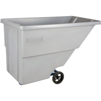 Tilt Truck, Polyethylene, 0.625 cu. yd., 500 lbs. Load Capacity Meunier Outillage Industriel
