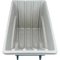 Tilt Truck, Polyethylene, 1.1 cu. yd., 2000 lbs. Load Capacity Meunier Outillage Industriel