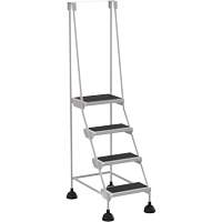 &eacute;chelles Stop-Step, 4 marches, Largeur de la marche 16", Hauteur de la plateforme 38-3/16", Acier Meunier Outillage Industriel