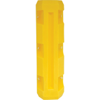 Slim Column Protector, 3" x 3" Inside Opening, 12" L x 12" W x 42" H, Yellow MO036 | Meunier Outillage Industriel