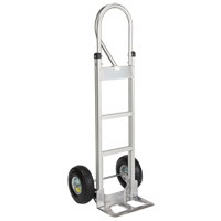 Knocked Down Hand Truck, P-Handle Handle, Aluminum, 52-1/8" Height, 500 lbs. Capacity Meunier Outillage Industriel