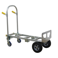 SPTN-JR-T18-SR Spartan Jr. Convertible Hand Truck, Aluminum, 1000 lbs. Capacity Meunier Outillage Industriel