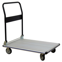 Folding Handle Platform Truck, Aluminum, 550 lbs., 35-1/2" L x 24" W, 35-1/2" High Meunier Outillage Industriel