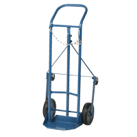 Professional Gas Cylinder Truck CC-1, Mold-on Rubber Wheels, 9" W x 7-1/4" L Base, 250 lbs. MO344 | Meunier Outillage Industriel