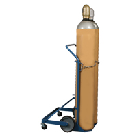 Professional Double Gas Cylinder Truck CC-2, Mold-on Rubber Wheels, 16-7/8" W x 7-1/4" L Base, 500 lbs. MO345 | Meunier Outillage Industriel