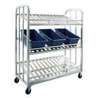 Picking Cart, 3 Tiers, 59" W x 67-1/2" H x 26" D, 1000 lbs. Capacity Meunier Outillage Industriel