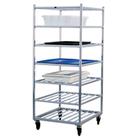 Shelf Cart, 7 Tiers, 28-1/2" W x 69" H x 32" D, 525 lbs. Capacity Meunier Outillage Industriel