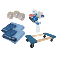 Moving Kit, Wood Frame, 18" W x 30" L, 1000 lbs. Capacity MO801 | Meunier Outillage Industriel