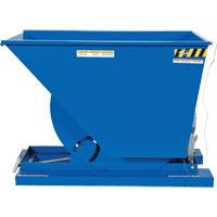 Self-Dumping Hopper, Steel, 3/4 cu.yd., Blue MO921 | Meunier Outillage Industriel