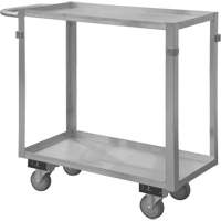 Industrial Grade Shelf Cart, 2 Tiers, 16-3/4" W x 34" H x 36-7/16" D, 600 lbs. Capacity MO984 | Meunier Outillage Industriel