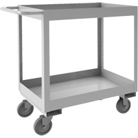 Industrial Grade Shelf Cart, 2 Tiers, 16" W x 34" H x 36-7/16" D, 600 lbs. Capacity MO994 | Meunier Outillage Industriel