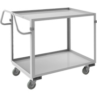 Industrial Grade Shelf Cart, 2 Tiers, 22-1/2" W x 36-1/2" H x 42-7/16" D, 600 lbs. Capacity MO995 | Meunier Outillage Industriel
