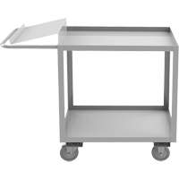 Industrial Grade Order Picking Cart, 39" H x 18-1/8" W x 45" D, 2 Shelves, 1200 lbs. Capacity MP002 | Meunier Outillage Industriel
