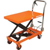 Hydraulic Scissor Lift Table, 32" L x 19-3/4" W, Steel, 660 lbs. Capacity MP006 | Meunier Outillage Industriel
