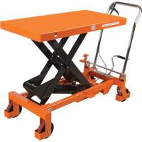 Hydraulic Scissor Lift Table, 40" L x 20 " W, Steel, 2200 lbs. Capacity MP011 | Meunier Outillage Industriel
