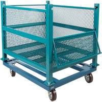 Dolly for Open Mesh Container, 40.5" W x 34-1/2" D x 10" H, 3000 lbs. Capacity MP097 | Meunier Outillage Industriel