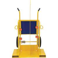 Chariot pour chalumeau et bouteille &agrave; gaz, Roues Rempli de mousse, Base de 24" la x 19-1/2" lo, 500 lb Meunier Outillage Industriel