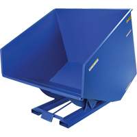 Self-Dumping Hopper, Steel, 4 cu.yd., Blue MP118 | Meunier Outillage Industriel