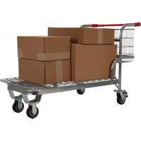 Chariot en treillis emboîtable, Acier, 28-3/4" x 37-1/16" x 59-5/8", Capacit&eacute; 275 lb Meunier Outillage Industriel