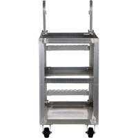 Chariot de pr&eacute;l&egrave;vement de stock, Aluminium, 21-7/8" la x 40" p, 3 tablettes, Capacit&eacute; 660 lb Meunier Outillage Industriel