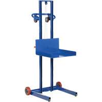 Low Profile Lite Load Lift, Hand Winch Operated, 400 lbs. Capacity, 55" Max Lift MP143 | Meunier Outillage Industriel
