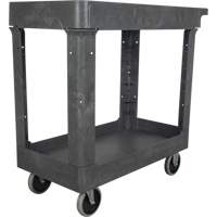 Chariot utilitaire pour l'entretien, 2 tiers, 16-1/2" x 32-1/2" x 34-1/2", Capacit&eacute; 550 lb Meunier Outillage Industriel