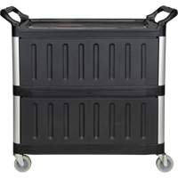 Chariot utilitaire, 3 tiers, 19-3/4" x 37-1/2" x 40-1/4", Capacit&eacute; 250 lb Meunier Outillage Industriel