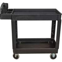 Chariot utilitaire, 2 tiers, 17-1/8" x 33-1/2" x 37-5/8", Capacit&eacute; 550 lb Meunier Outillage Industriel