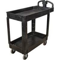 Chariot utilitaire, 2 tiers, 17-1/8" x 33-1/2" x 37-5/8", Capacit&eacute; 550 lb Meunier Outillage Industriel