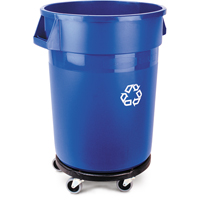 Brute&reg; Collection Recycling Container, Bulk, Plastic, 32 US gal. Meunier Outillage Industriel