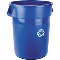 Brute&reg; Collection Recycling Container, Bulk, Plastic, 32 US gal. Meunier Outillage Industriel