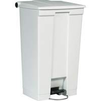 Flat Top Trash Can, Polyethylene, 23 US gal. Capacity Meunier Outillage Industriel