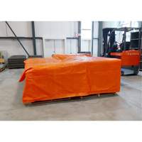 B&acirc;ches isol&eacute;es, Poly&eacute;thyl&egrave;ne, Orange, 20' x 12' x 8 mils Meunier Outillage Industriel