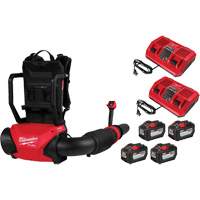 M18 FUEL Dual Battery Backpack Blower Kit, 18 V, 155 MPH Output, Battery Powered Meunier Outillage Industriel